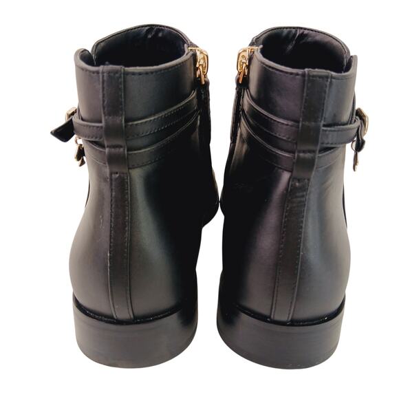 Kate Spade SZ 9.5 Women's Stable Black Leather Bootie - Picture 3 of 9